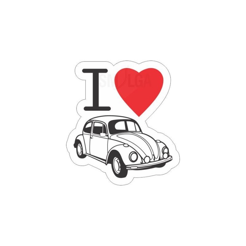 Lipdukas "I love my car"