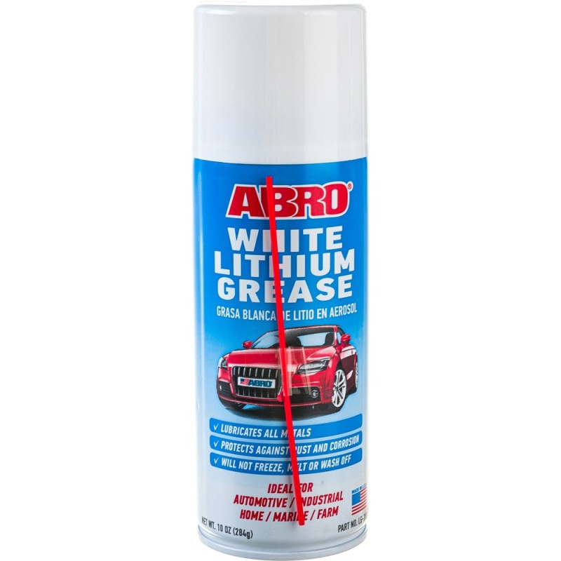 ABRO White Lithium Grease – ličio tepalas (aerozolis)